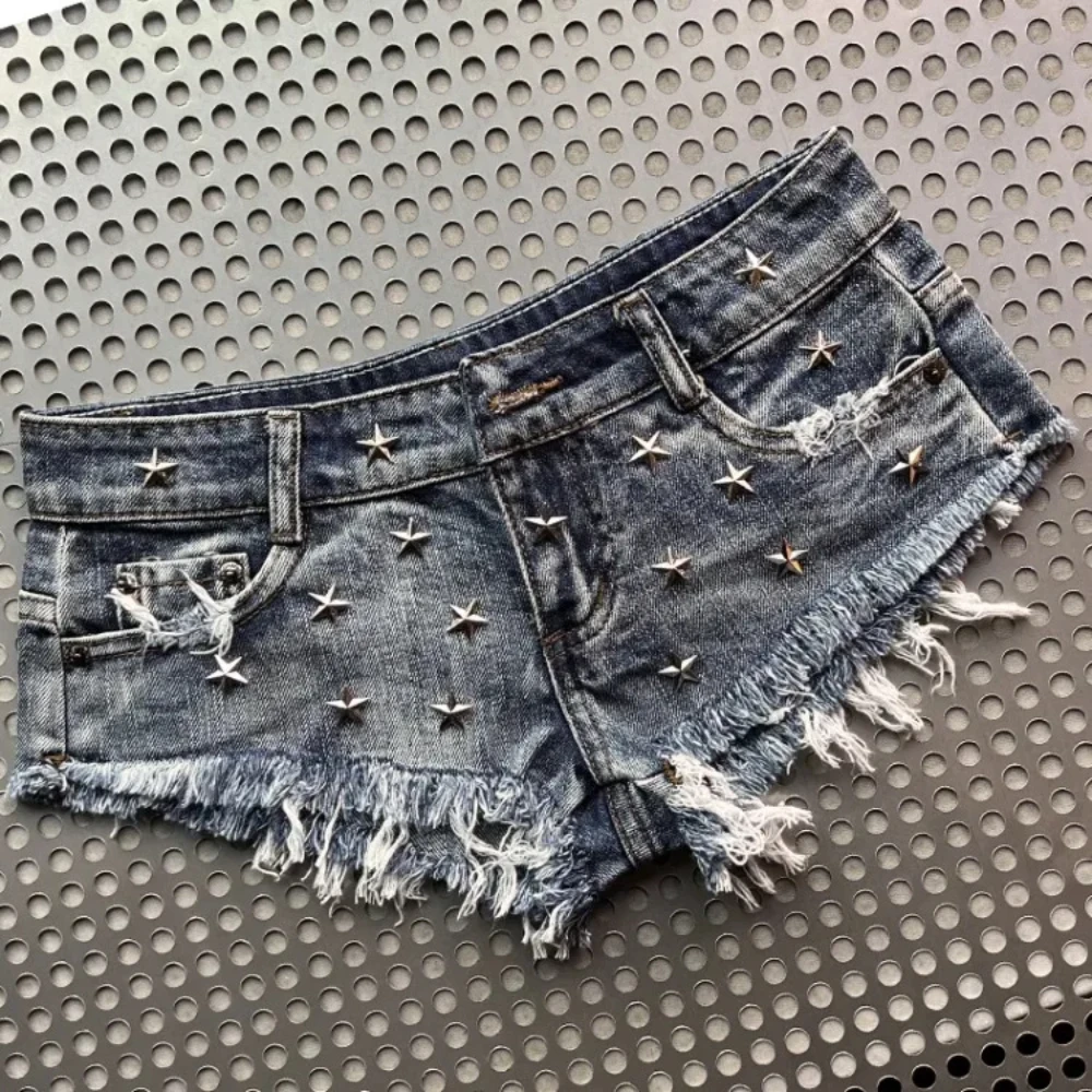 Fashion Sexy Slim Fit Denim Hot Short Pants For Women 2024 Summer New Jeans Shorts Vintage Street Low-waisted Ropa De Mujer