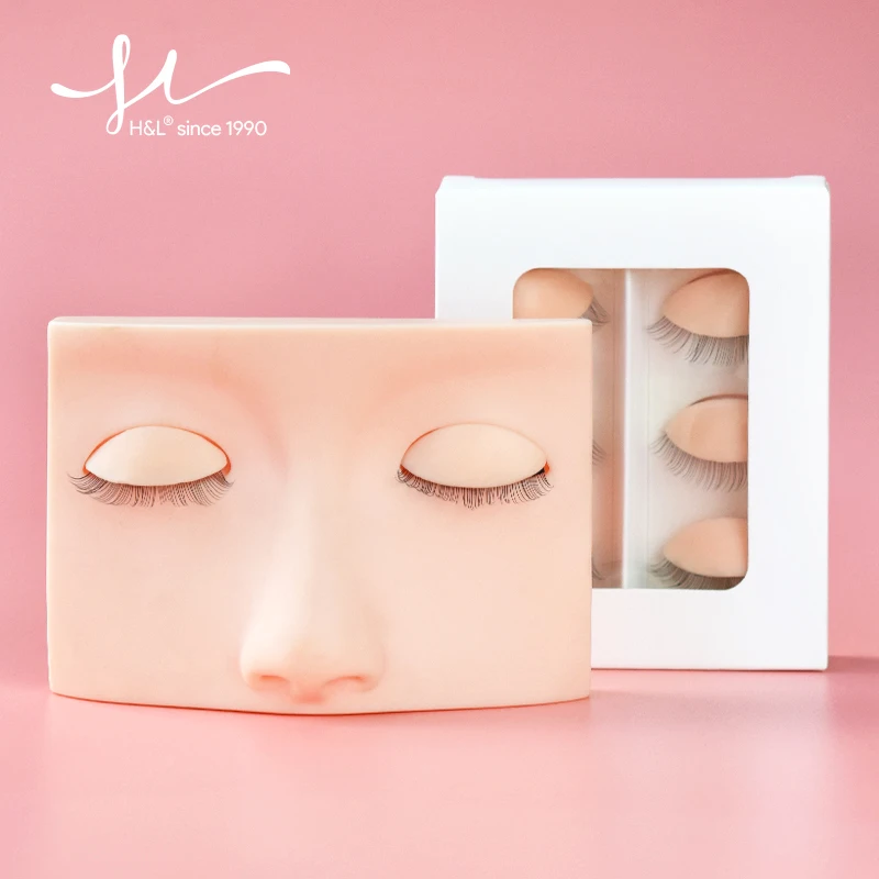 Eyelash Extension Mannequin Head High Quality Silicone Small Volume Suitable For New User