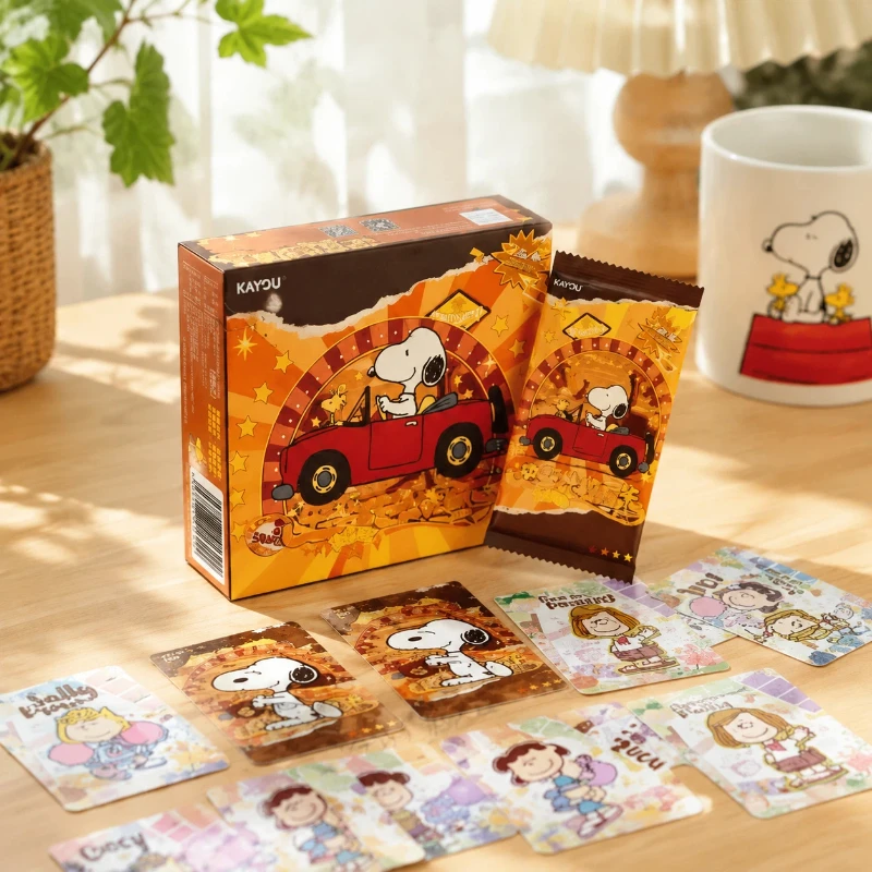 Kayou Shibi Collection Card Partner Pack 1st Elastic Card Peanut Comics Whole Box Of Small Cards Genuine Peripheral Card