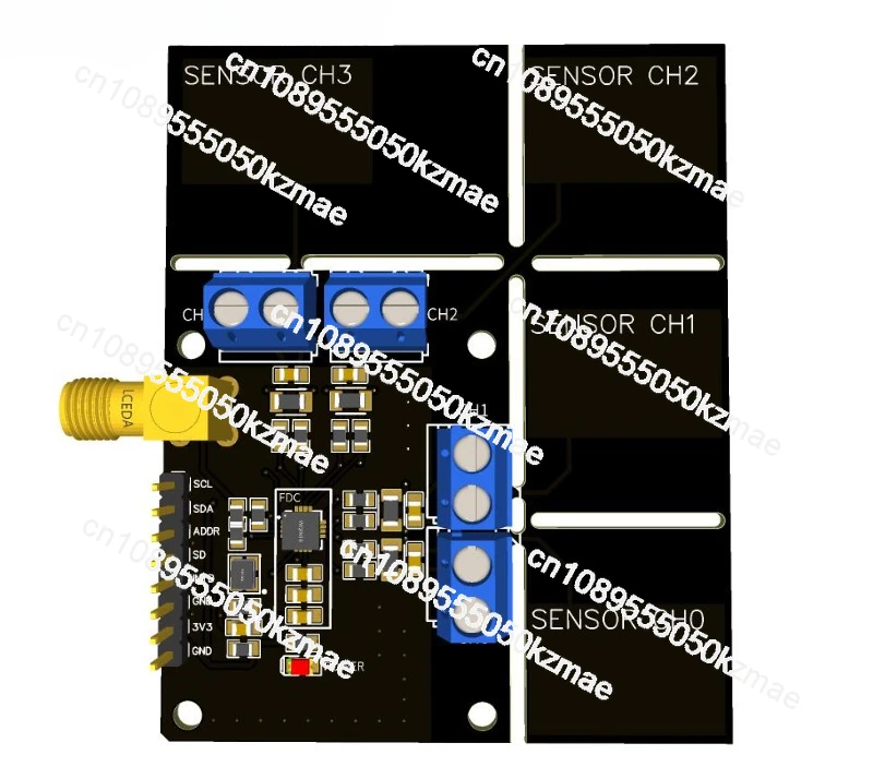 

FDC2214 Module Capacitive Sensor Electronic Design Competition Gesture Recognition Paper Counting Liquid Level Measurement