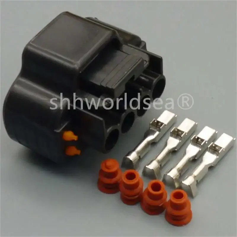 Shhworldsea 2JZ-GE Distributor Crank 4 Pin Female Wire Connector TPS Boost Sensor Oval Ignition Coil Connector plug For Toyota