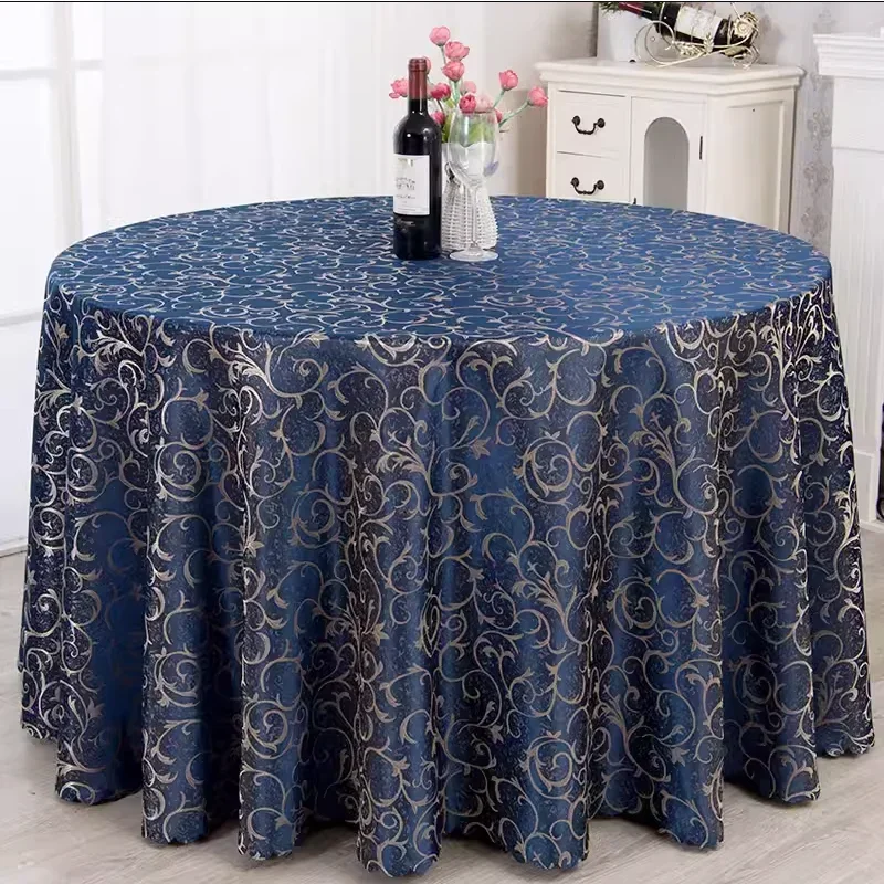 Modern Minimalist Printed Circular Tablecloth Hotel Thick Polyester Round Table Cover Home Wedding Decoration Table Cloth