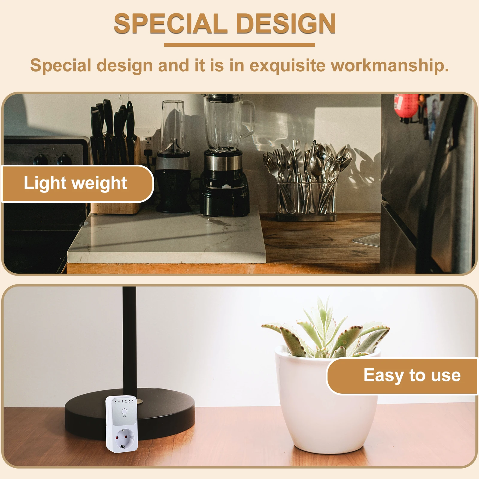 

Countdown Socket Timer Outlet Indoor Safety Programmable Auto Shut Off Mechanical