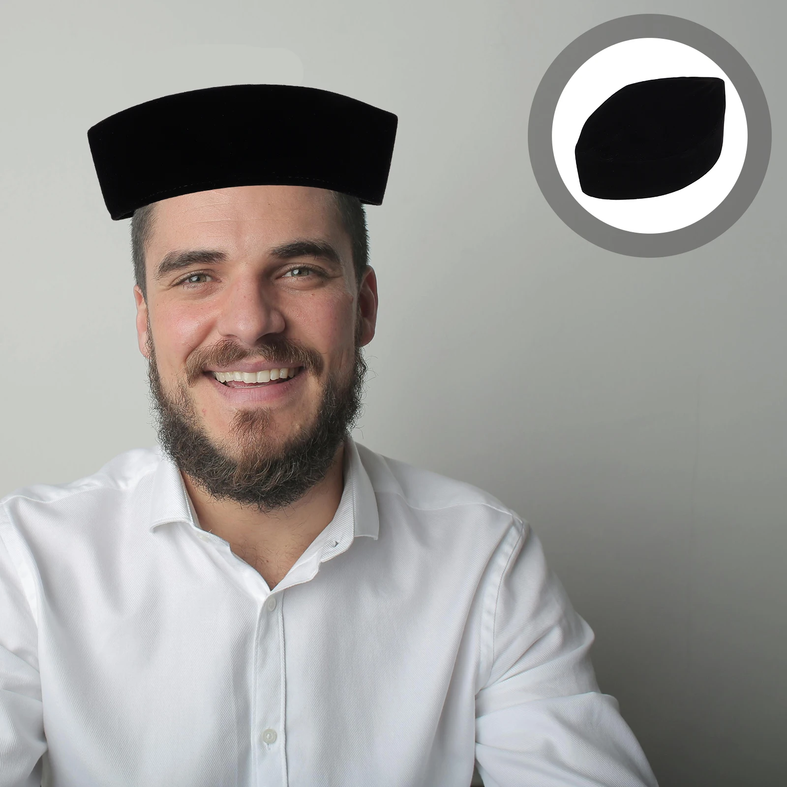 

Soft Southeast Beanie For Islamic Prayer Hat For Men Boat Style Islamic Worship Cap Durable Beanie Hat Daily Use