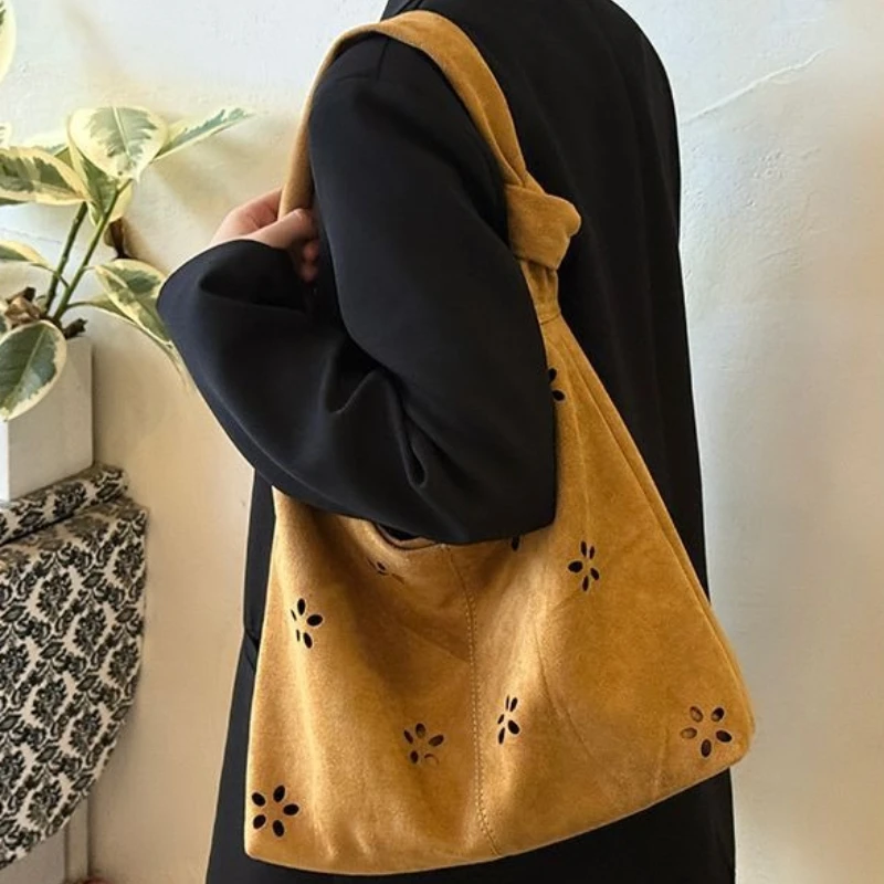 

Винтажная замшевая большая вместительная сумка для женщин, сумки на плечо, сумки для покупок, классная сумка для девочек, дизайнерские сумки Bolsos Mujer Сумка