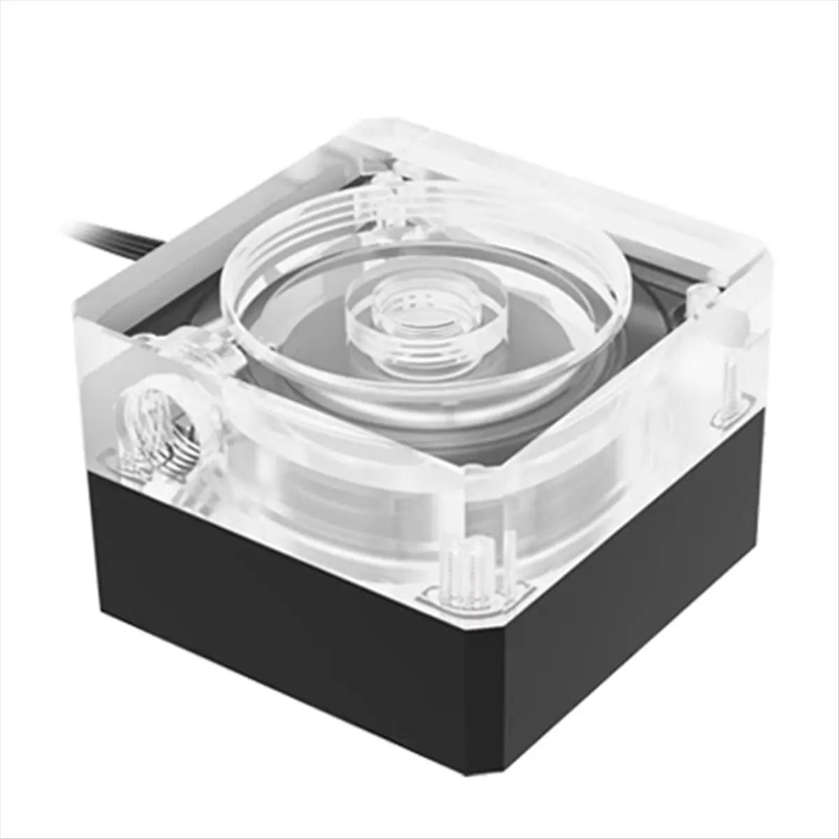 500L/H مضخة تبريد المياه مضخة تبريد المياه رقيقة جدا PMMA PWM التحكم في السرعة 3 أمتار رئيس 500L/H 4 سنتيمتر سمك