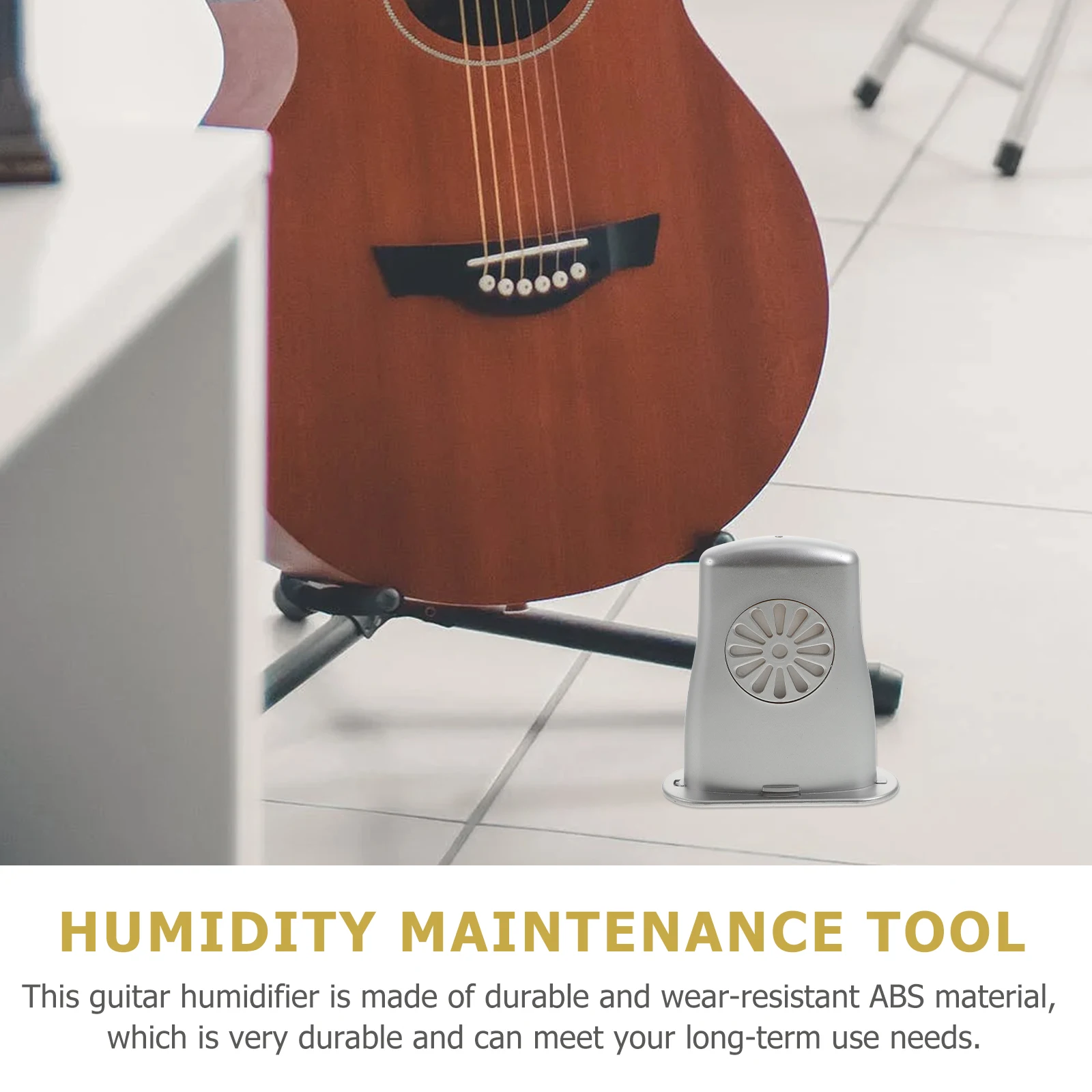 

3Pcs Acoustic Guitar Moisturizer Portable Humidifier Prevents Cracking Warping Durable Lightweight Professional