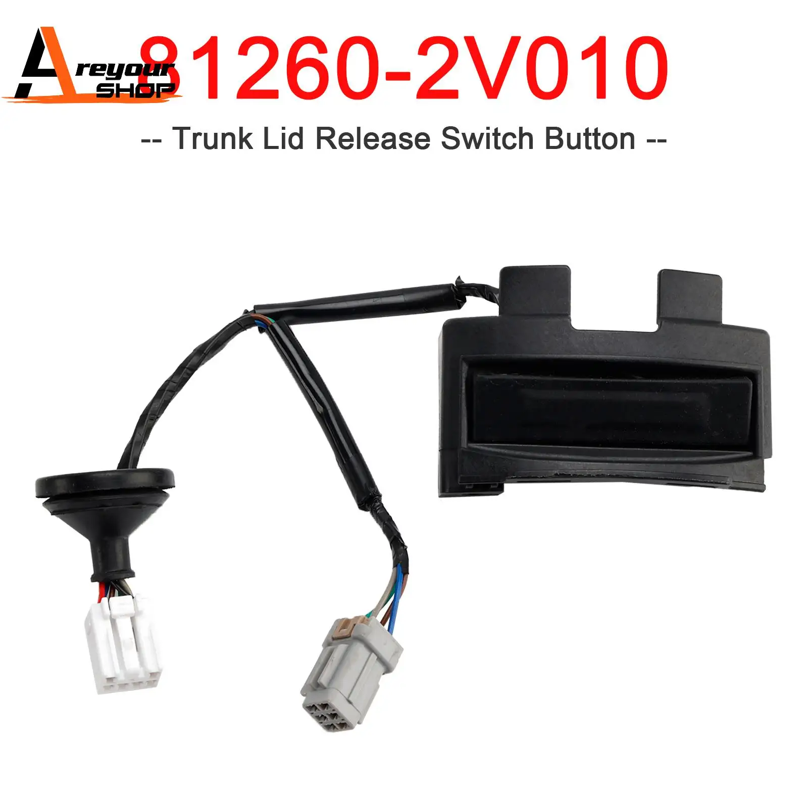 

Areyourshop Trunk Lid Release Switch Button for Hyundai Veloster 2012 2013 2014 2015 2016 2017 81260-2V010