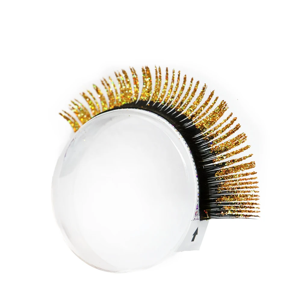 Mix Colors Fashion Glitter Shiny Colorful Classic False Eyelash Extensions Individual lashes For Makeup