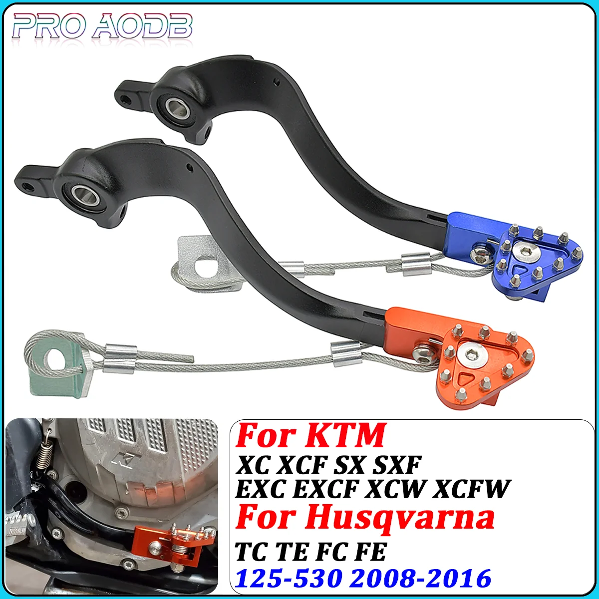 

Motocross CNC Brake Pedal Arm Foot brake lever Brake For KTM SX SXF EXC XC XCF XCW XCFW EXCF 125-530 2011-2016 Husqvarna