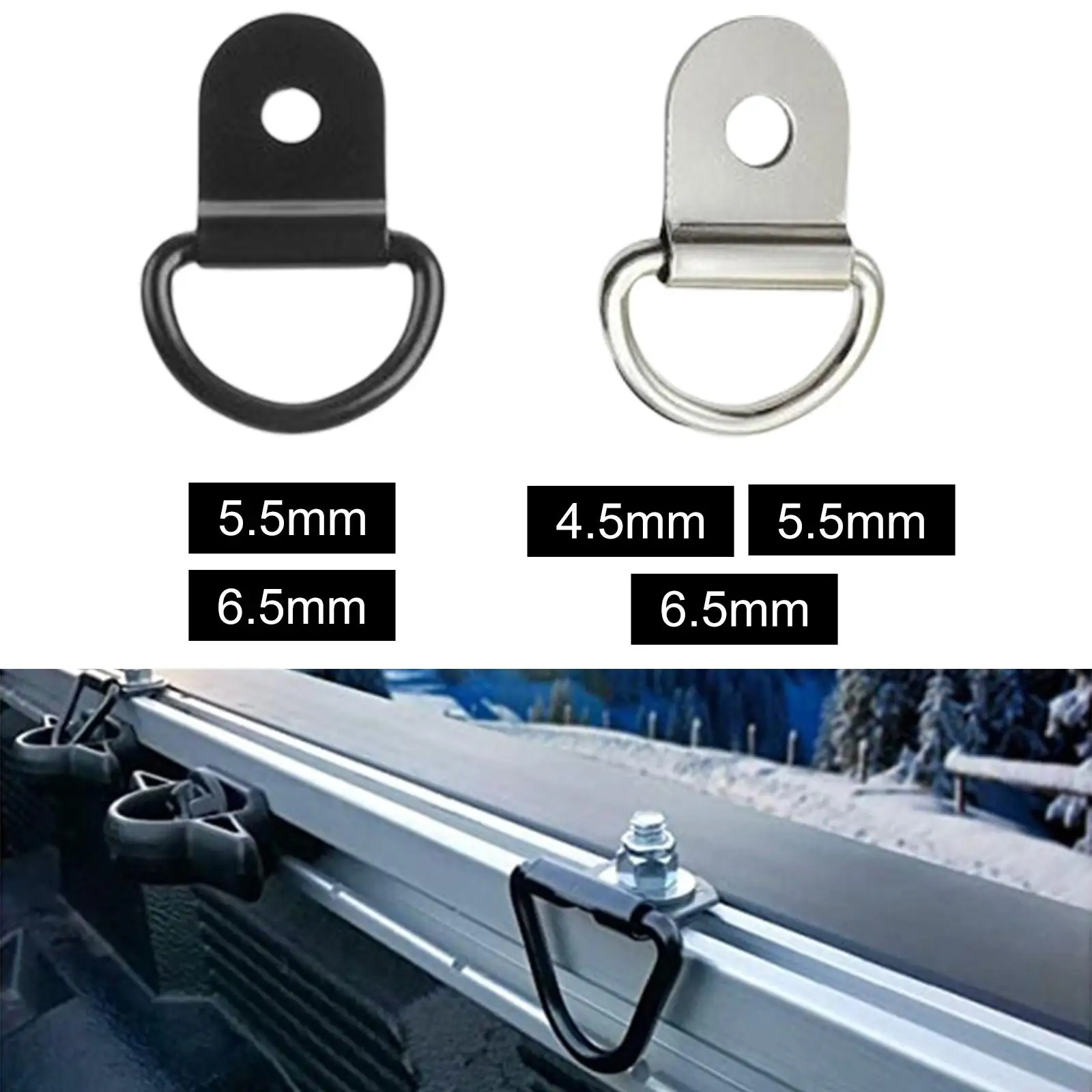 

10 анкерных кольца из нержавеющей стали, подходящие для загрузки на футляре грузовика