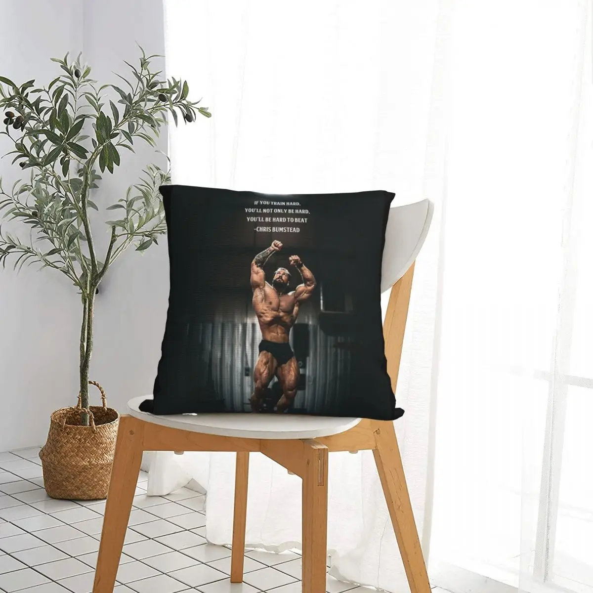 Cbum Chris Bumstead Physique Bodybuilding Throw Pillow Cover Decorative Pillow Custom Cushion Covers