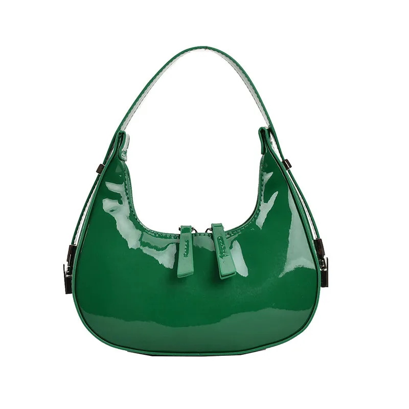 

New Spring Fashion all-in-one Shoulder Bag Underarm Bag Women's Bag Niche Design Patent Leather