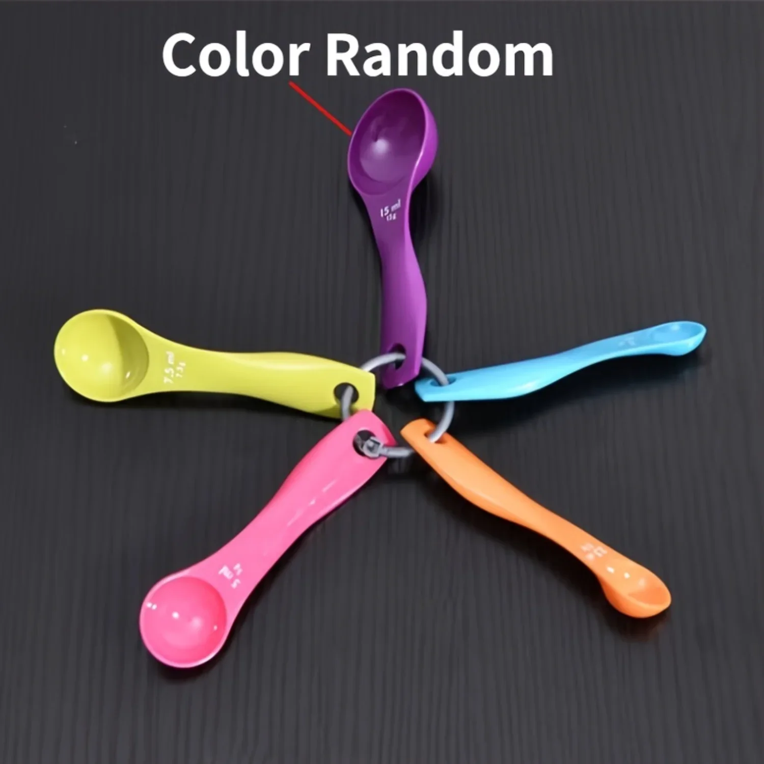 مجموعة أكواب قياس خالية من مادة BPA مع ملعقة، أكواب قابلة للتكديس لقياسات الطبخ والخبز الدقيقة، صنبور ومقبض سهل الصب، 3/5 بكسل