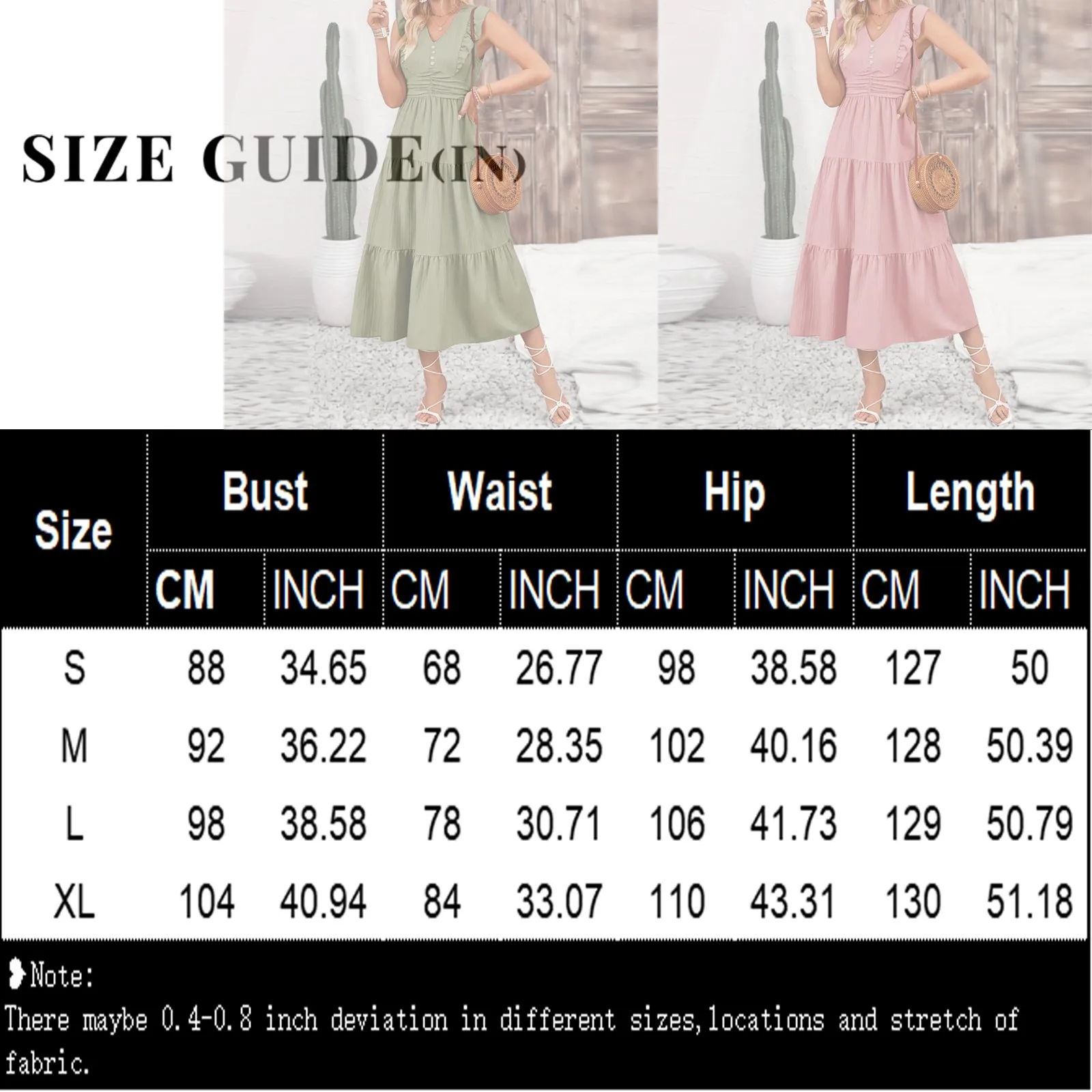 vestidos dames modieuze jurk effen kleur mouwloze ruches gelaagde casual slim-fit lange jurk hoge taille knoopjurk