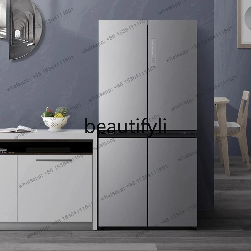 Cross-door first-class double frequency conversion household air-cooled frost-free embedded refrigerator