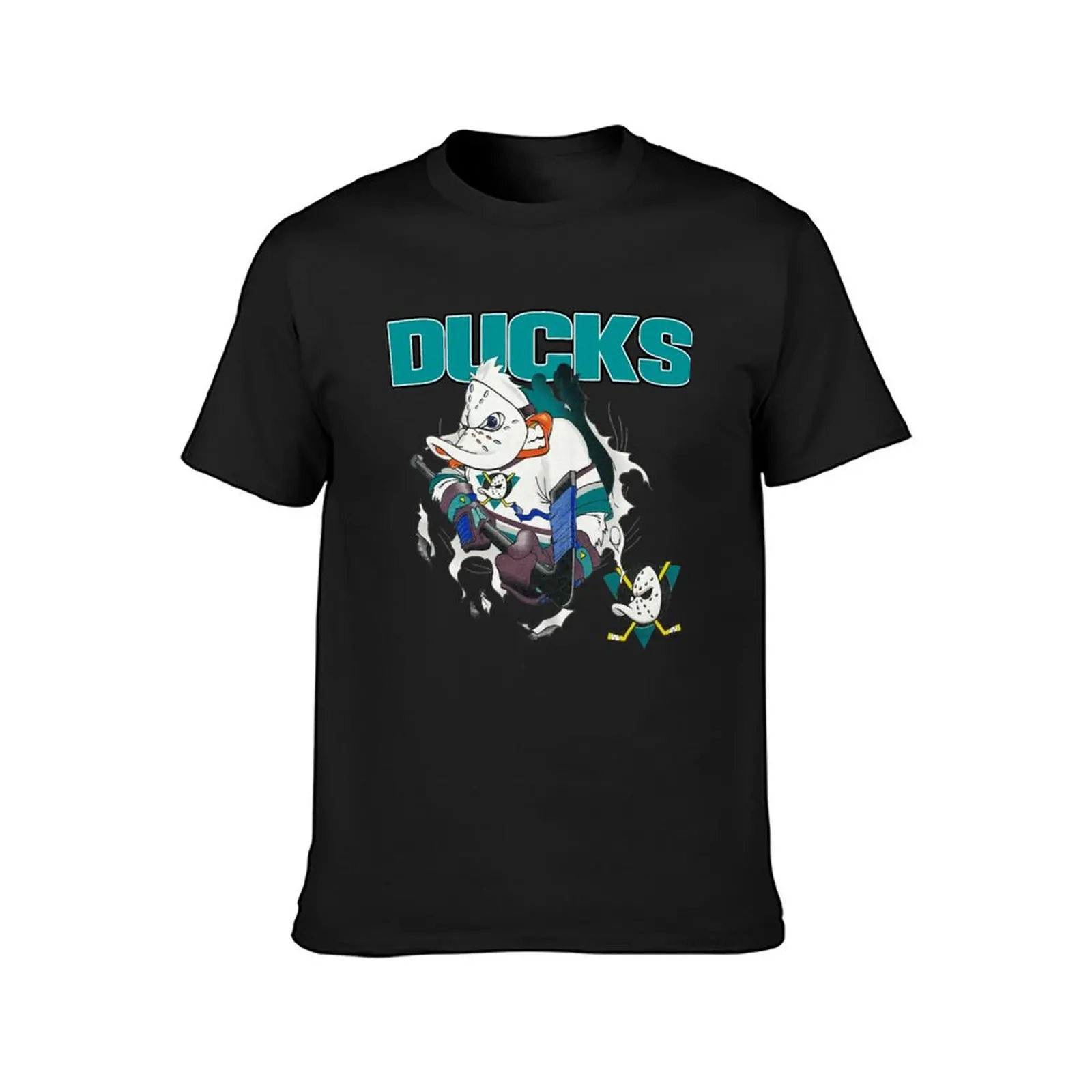 Divertenti Mighty Sports Ducks Art Hockey Fans Boy Girl t-shirt kawaii clothes oversize magliette grandi e alte per uomo