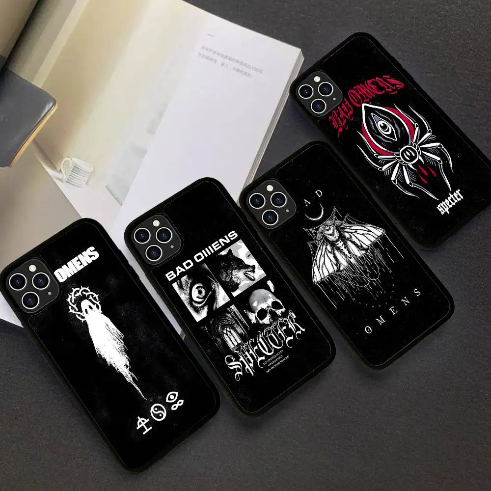 Bad Omens Music Band Phone Case For IPhone 17 16 15 14 13 Plus 12 11 Pro Max PC+TPU Cases Back Cover