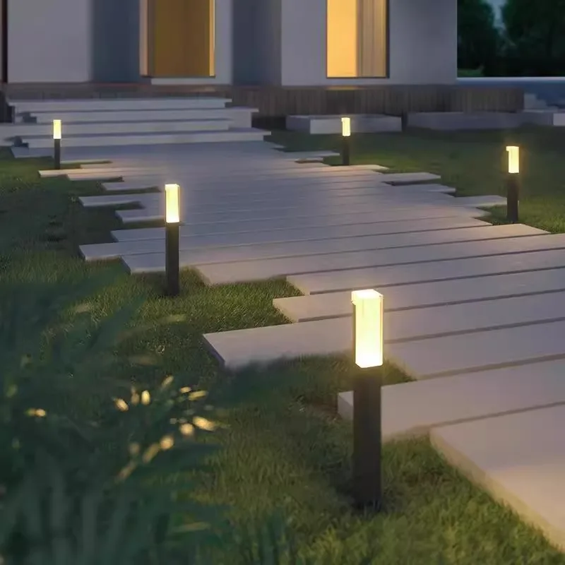

30/40cm Outdoor LED Waterproof Lawn Light Park Courtyard Aisle Landscaping Lamp Villa Balcony Garden Floor-mounted Lawn Lamp Hot