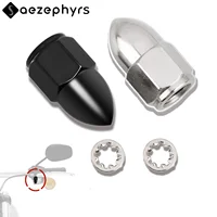 Espejo retrovisor para manillar de motocicleta, kit de tuercas de bellota de 5/16″-24 para Harley Sportster Iron 883 1200 Softail Electra Glide Street Bob Road King Fat Boy Low Rider Dyna Breakout