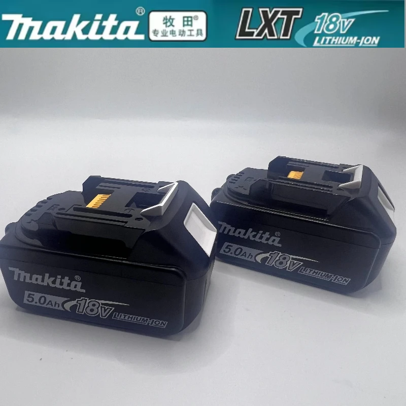 

100% Genuine Original Makita 18V LXT400 Battery 5.0Ah BL1815 BL1830 BL1840 BL1850B Replacement for Makita Power Drill Tools