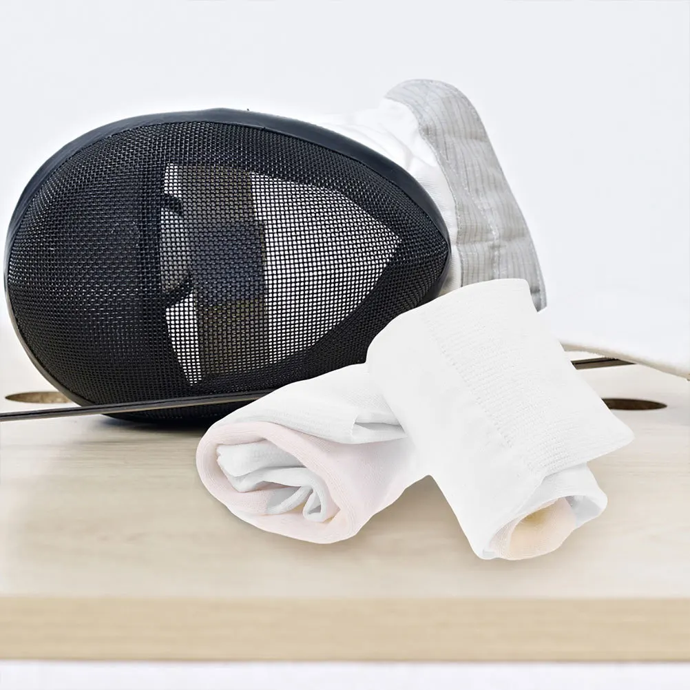 1 par acima do joelho meias acolchoadas joelho alta esgrima meias para esportes correndo esqui futebol proteção suporte sola antiderrapante