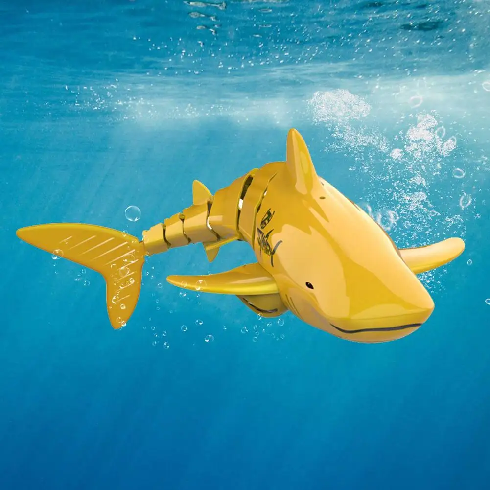 2.4G RC Shark Toys Waterproof Model Electric Radio Control Mini Swimming Animal Golden Fish Boat Robot Gifts Toys for children