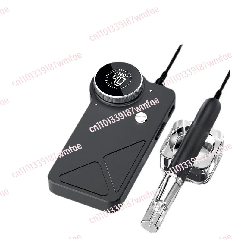 

Сильная полировка и очиститель кутикулы, портативный маникюрный инструмент, 40000 об/мин, аккумуляторная дрель для ногтей - бесщеточный двигатель