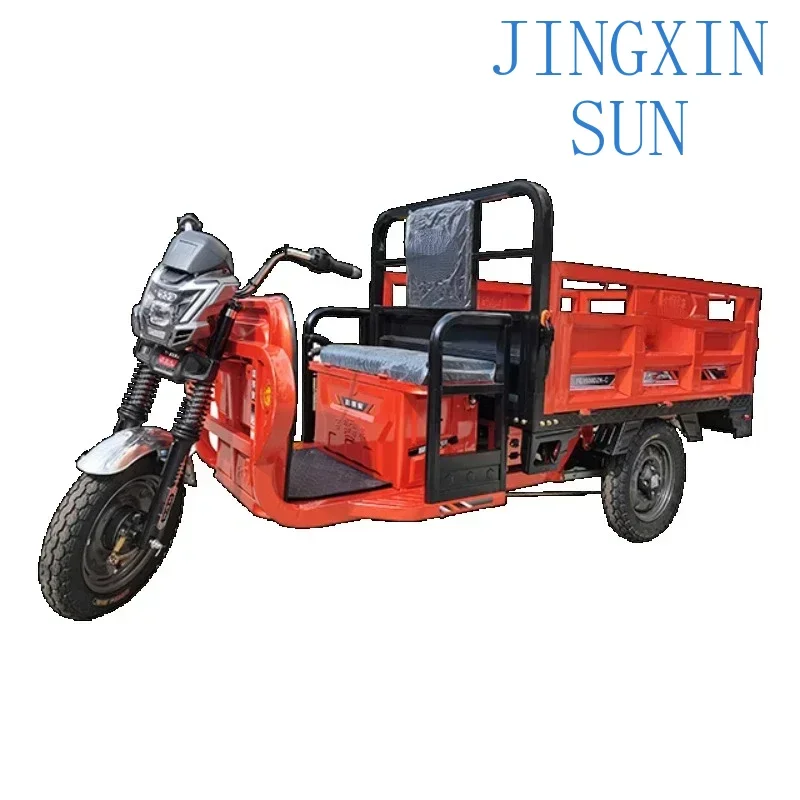 For Cargo Transportation Motorcycles And Three Wheeled Electric Freight Bicycles  Are Used
