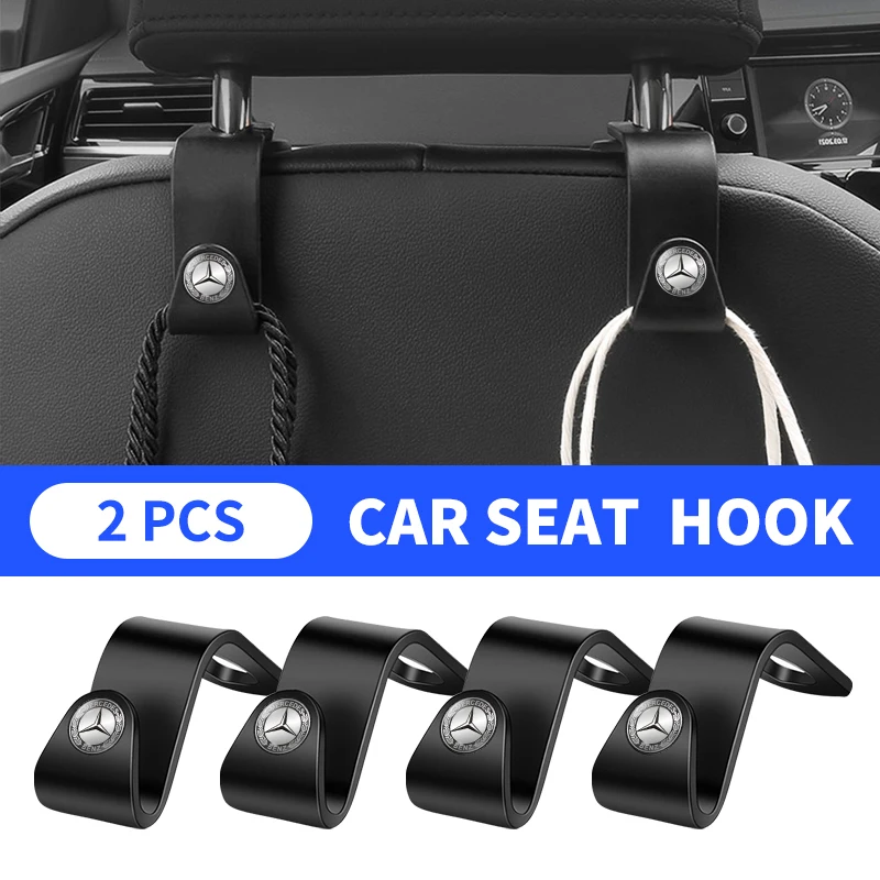 

1/2 шт. крючок для подголовника автомобильного сиденья, автоматическая вешалка-органайзер на заднее сиденье для Mercedes Benz A C E Class GLE GLB GLC W205 W212 W213 X253