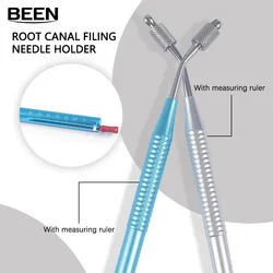 Dental Endodontic  Handle File Holder Root Canal File Flexible Operation 200℃ Autoclaved Aluminum Alloy Dental File Tools