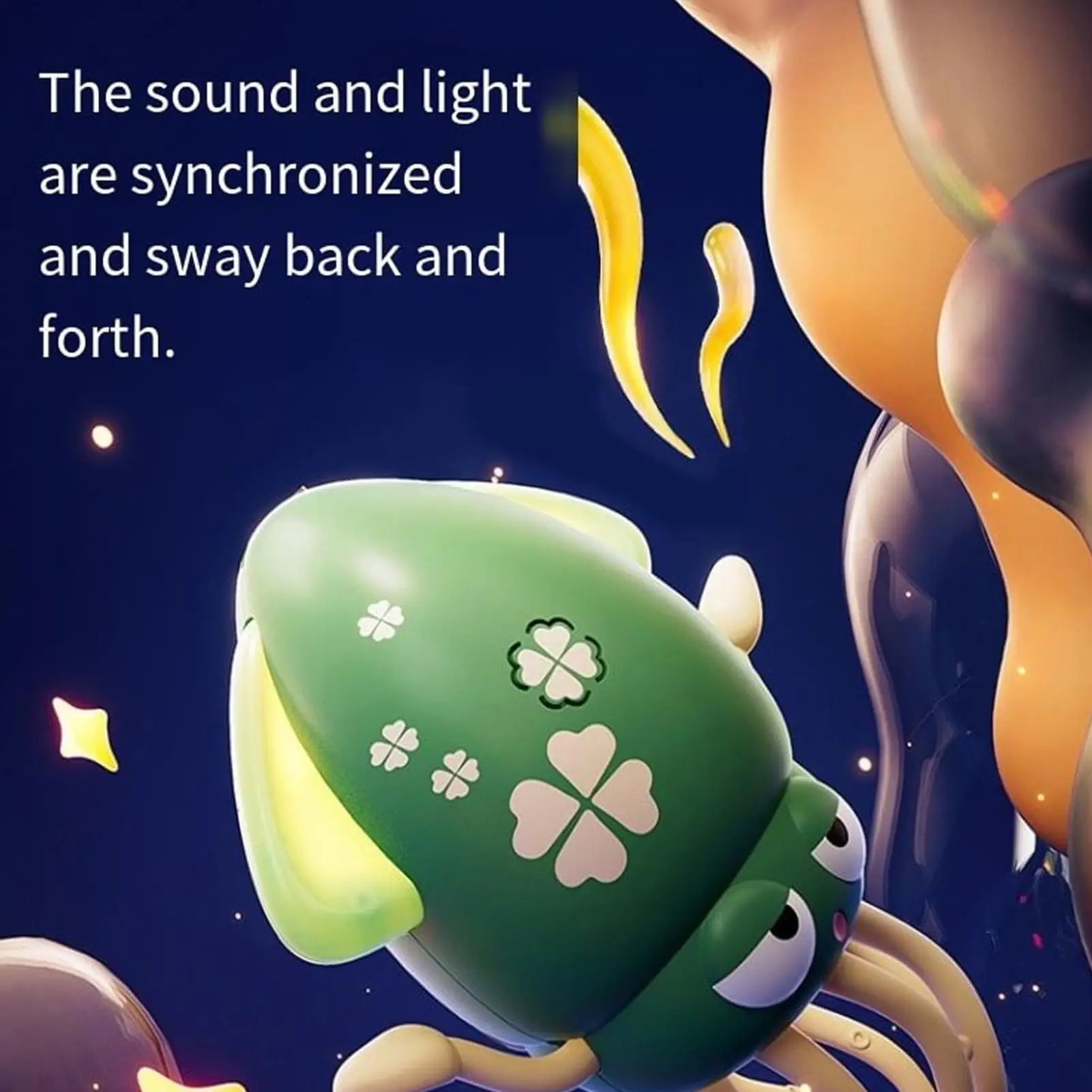 ใหม่เต้นรํา Octopus เด็กสัตว์เลี้ยงอิเล็กทรอนิกส์ของเล่นการ์ตูน Interactive Development Moving การศึกษาเด็กวัยหัดเดินของเล่นเต้นรํา Octopus ของขวัญ