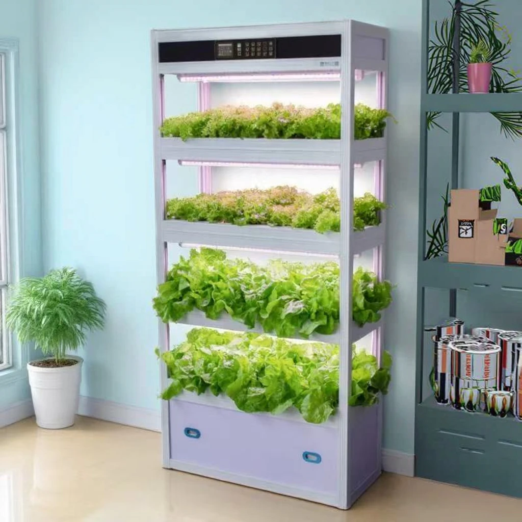 

Vegetable Equipment System Plant Factory Balcony Smart Planting Rack Hydroponic Home Indoor Soilless Cultivation