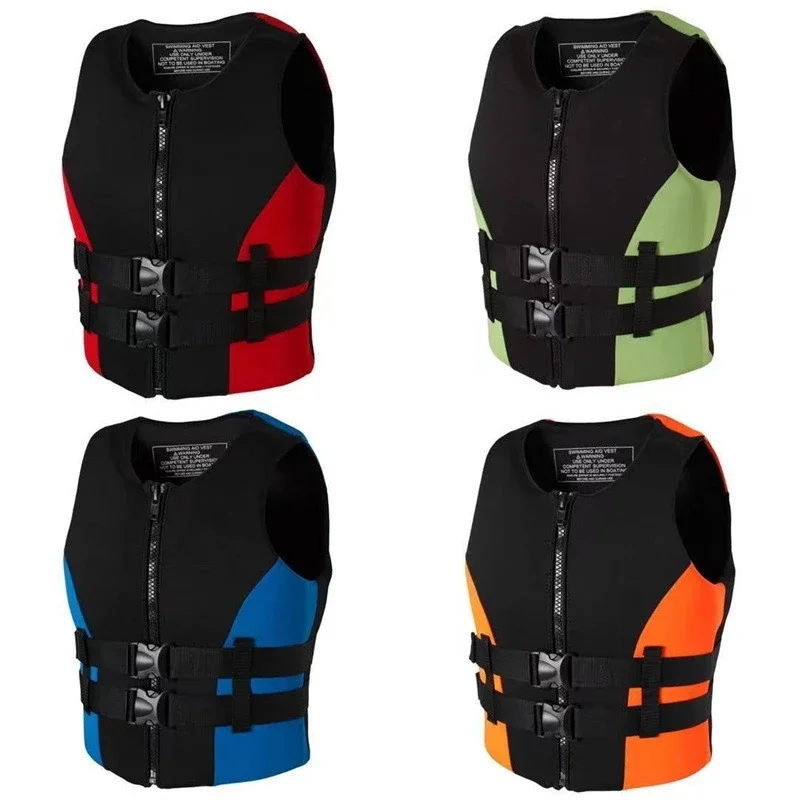 Unisex Neoprene Life Vest Jacket for Adults Custom Jet Ski Surfing Swim Sailing Water Sports Made Oxford Fabric for Kayaking