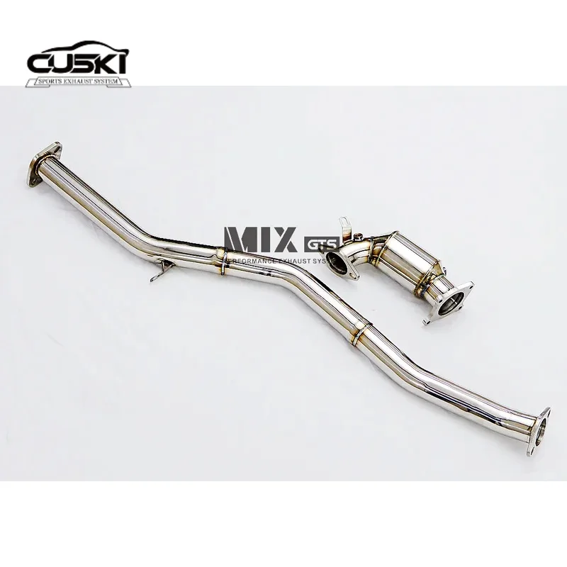 Stainless Steel Automotive Exhaust Parts For Subaru Impreza WRX STI 2008-14 EJ20, EJ25 for Turbo Downpipe com catalisador para