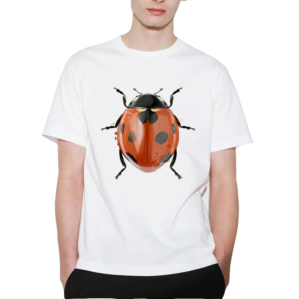 Seven Star Ladybug 3D Printed T-shirt Hot Sale Short Sleeve Summer Clothing Fashion Tops Casual Shirt for Men B177