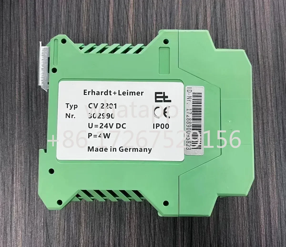 EL Erhardt+Leimer CV2201 24VDC 4W Made in Germany Amplifier tension adjuster transmitter  CV 2201