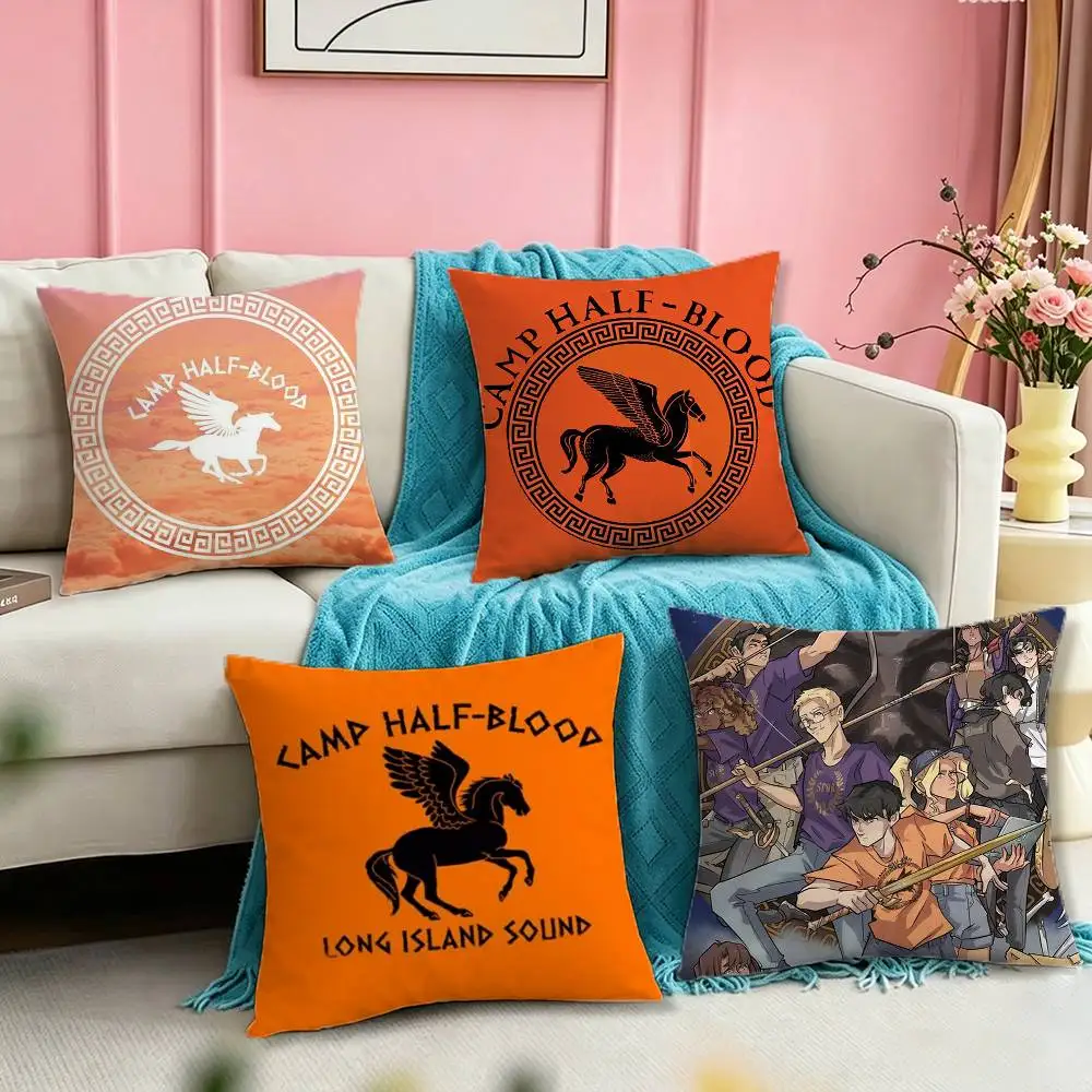SPQR C-Camp H-Half-B-Bloods CHB Pillow Case Square Double-Sided Sofa Cushion Cover Bedroom Bedside Pillow