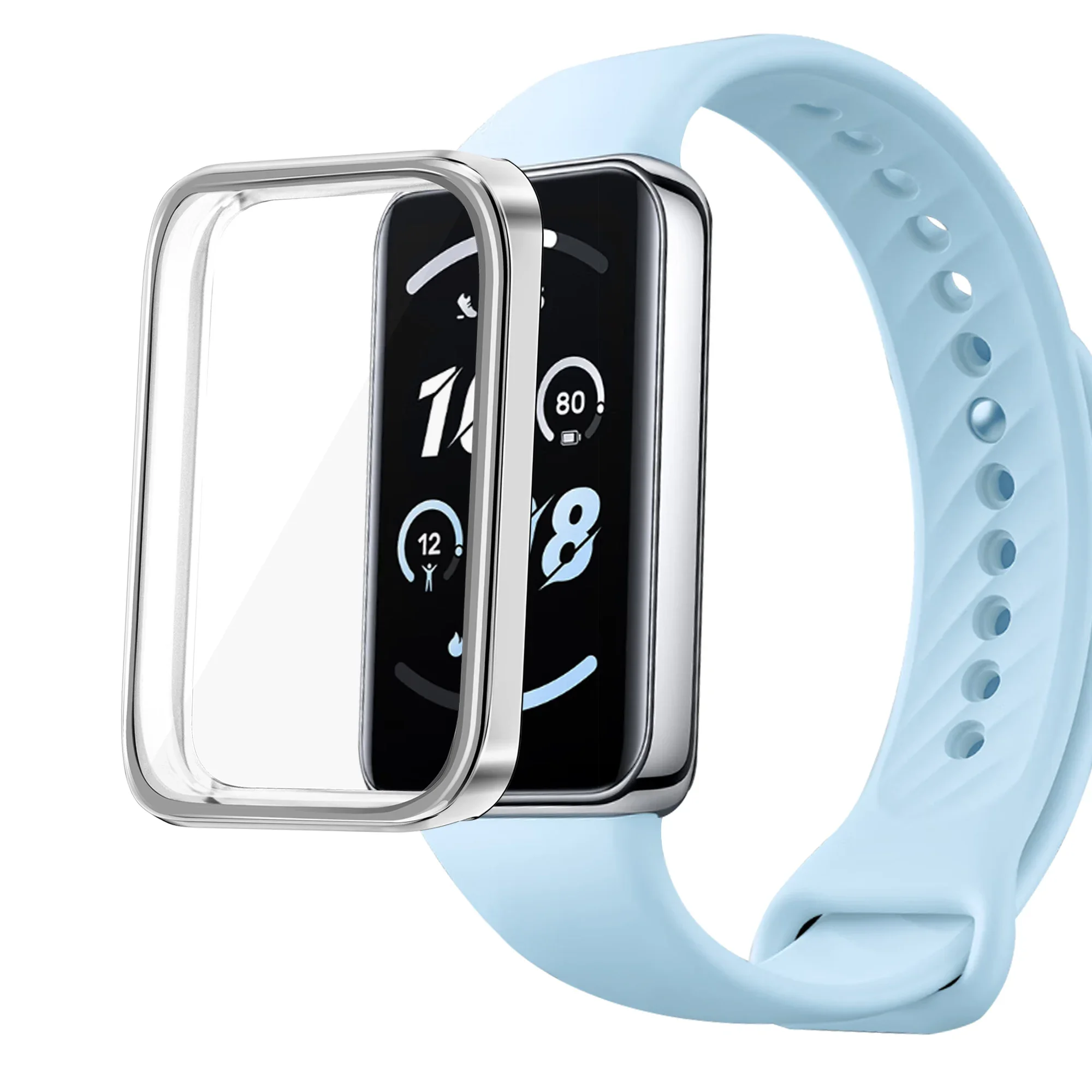 Accessori per la copertura completa della protezione dello schermo della custodia morbida in TPU per Honor Band 10/9