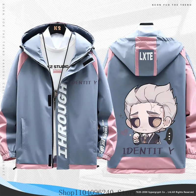 الهوية الخامس إيما وودز ليلي بارييه سترة طويلة الأكمام للجنسين معطف هوديي سستة موضة مقنعين البلوز زي تنكري