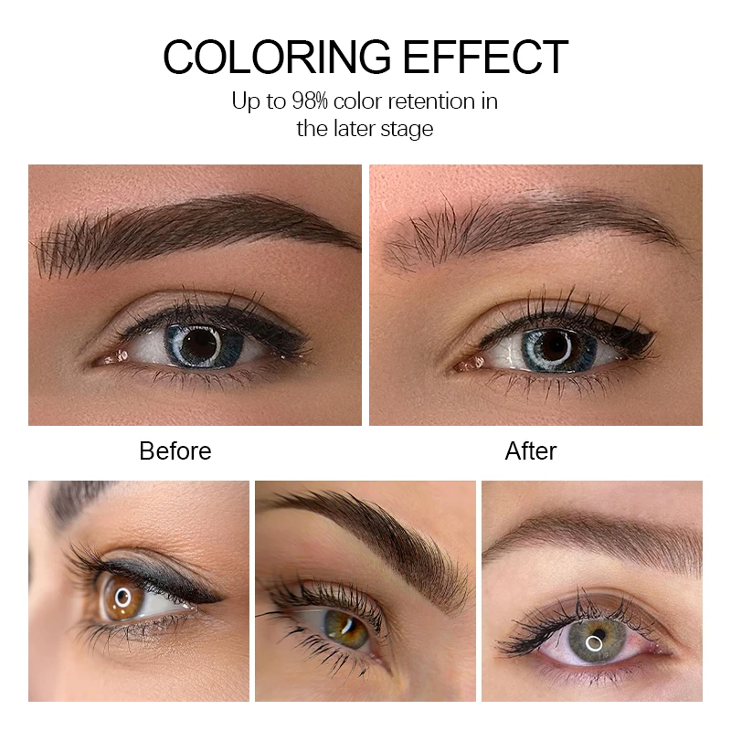 Pigment lait thé colorants pour ensembles de maquillage Semi-Permanent teinture sourcils Eyeliner lèvres beauté Microblading tatouage Pigments
