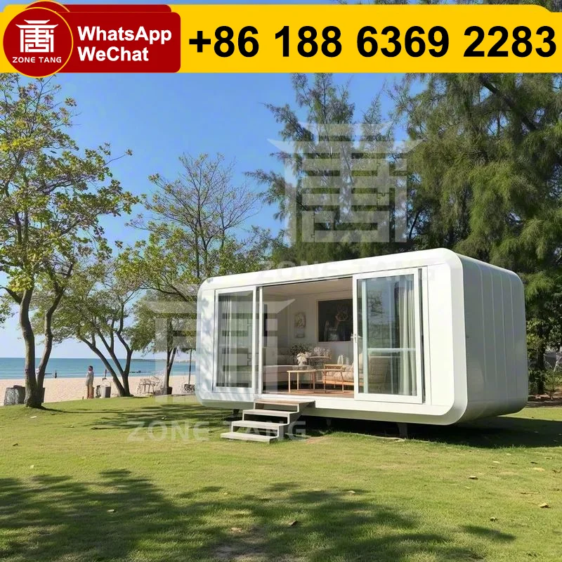 

Hot Sale Mobile Prefab House Mini Modular Homes Prefabricated Capsule House Apple Capsule Home Manufactured Tiny Homes Houses