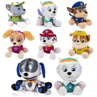 Paw Patrol Plush Doll Chase Rock Animal Dog Cartoon Model Action Figures Movies Peripherals Children Birthday Gift