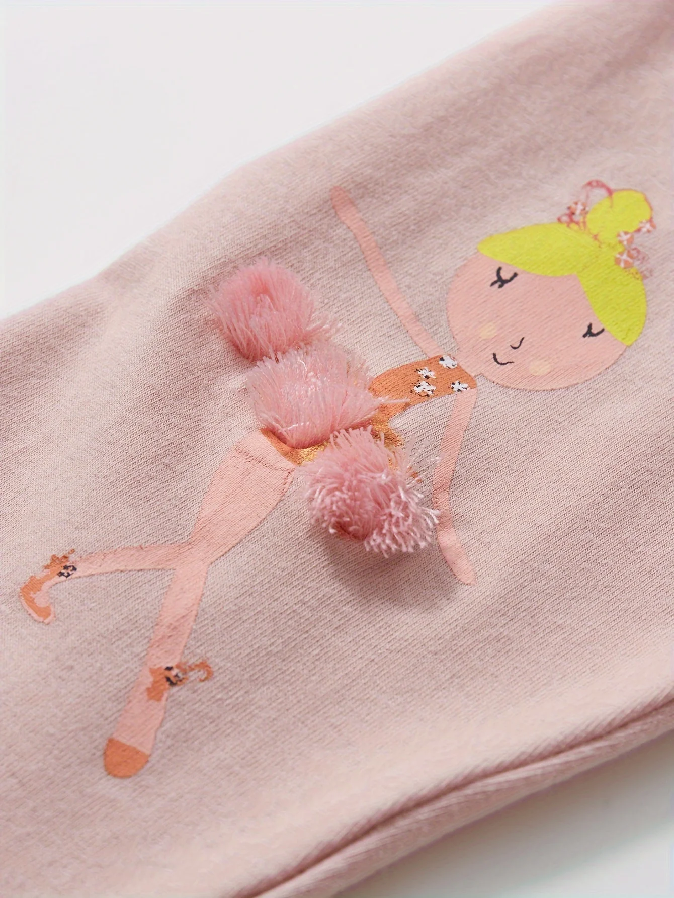 KaLa KaLa 2pcs Girls Sweet Dancing Girl Graphic Outfits Short Sleeve T-shirt Top + Pants Set - Summer Party Outdoor Wear