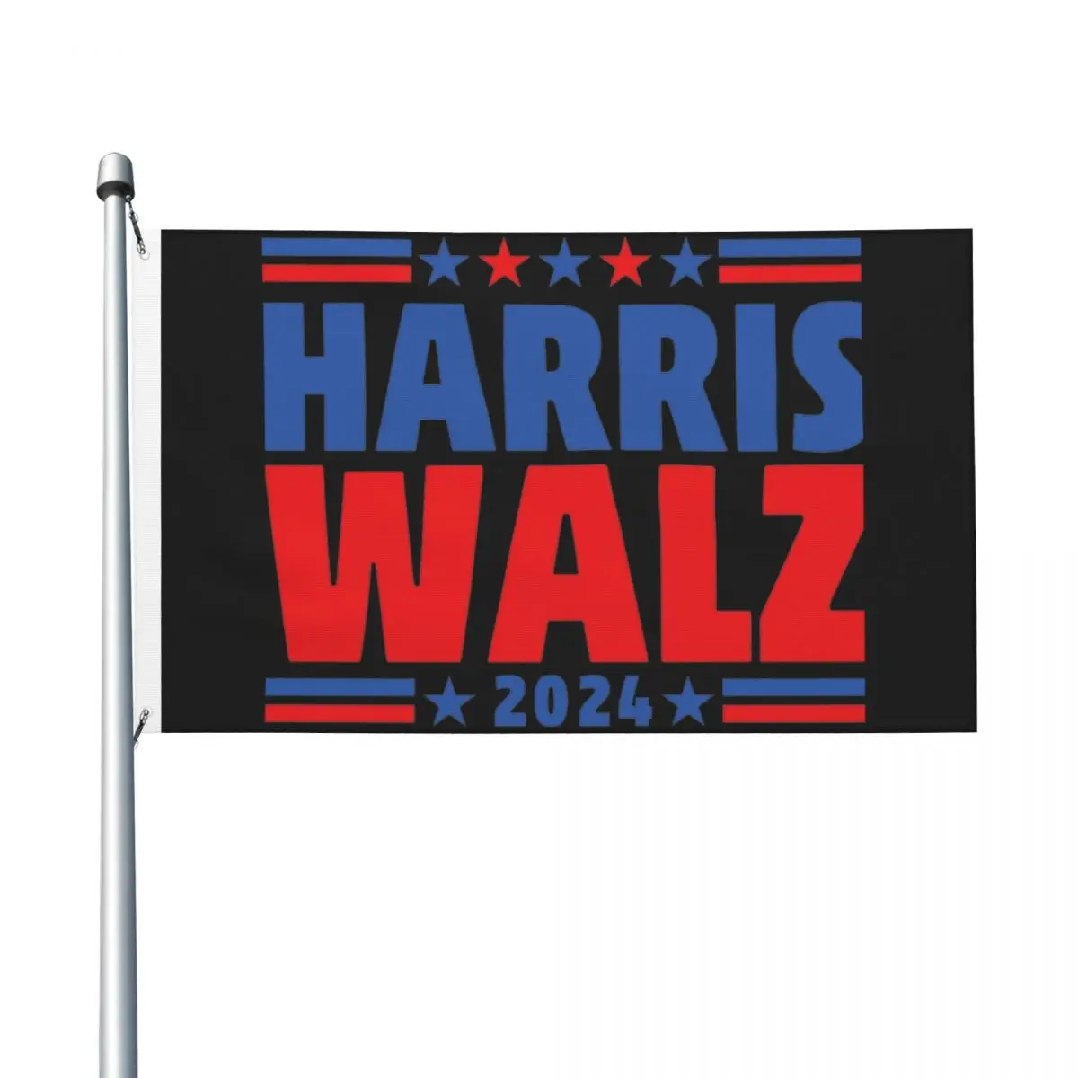 Kamala Walz 2024 Election Flags Double Sided Outdoor Banner All Weather Home Room Dorm Wall Decor 90x150cm