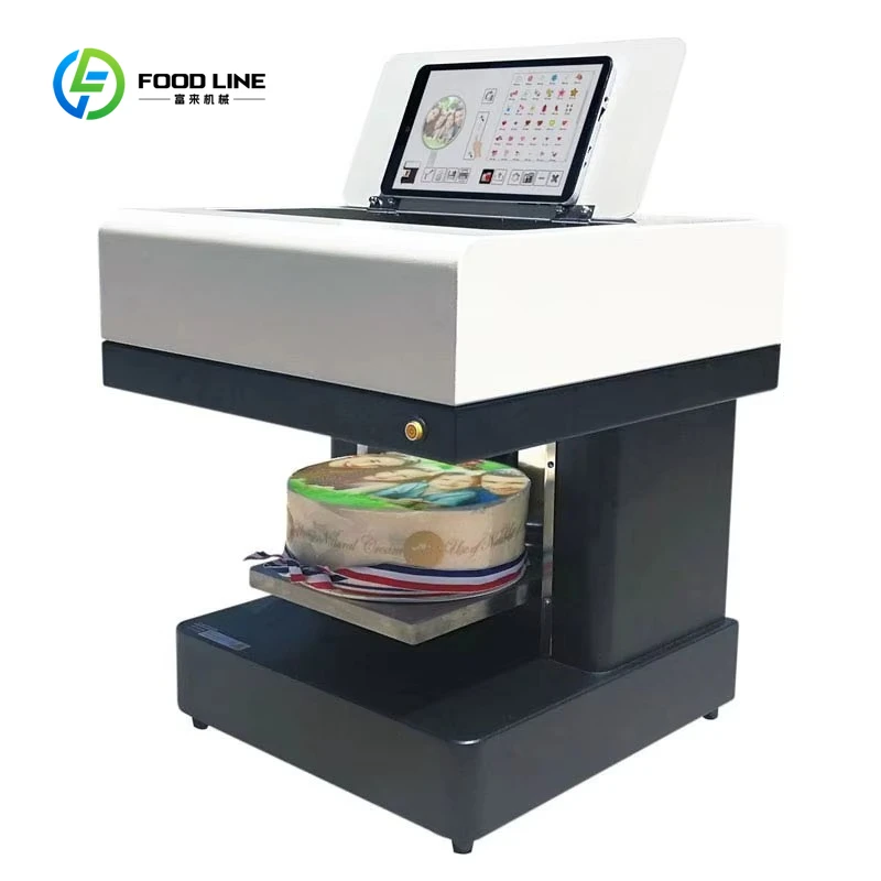 

Customized Commercial 20*20cm Edible Ink Printer - 4-Cup Low Price for Coffee Cookies Cake