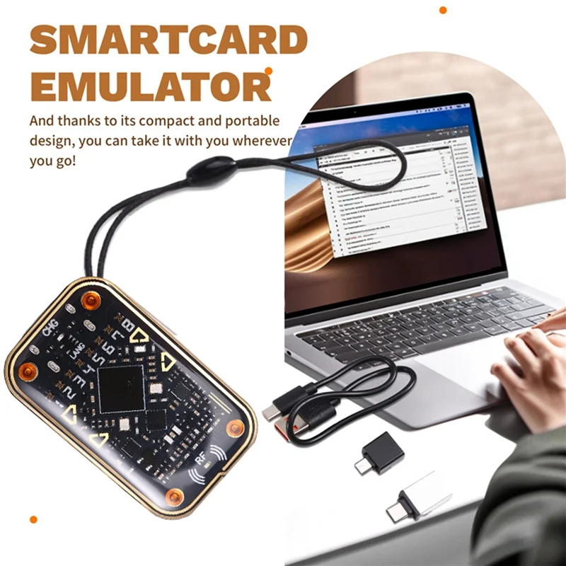 B24B Chameleon Ultra V2.0 RFID Smart Chip Reader Smart Card Emulator+2XCUID/UID Card 125K 13.56M Card Decode Duplicator