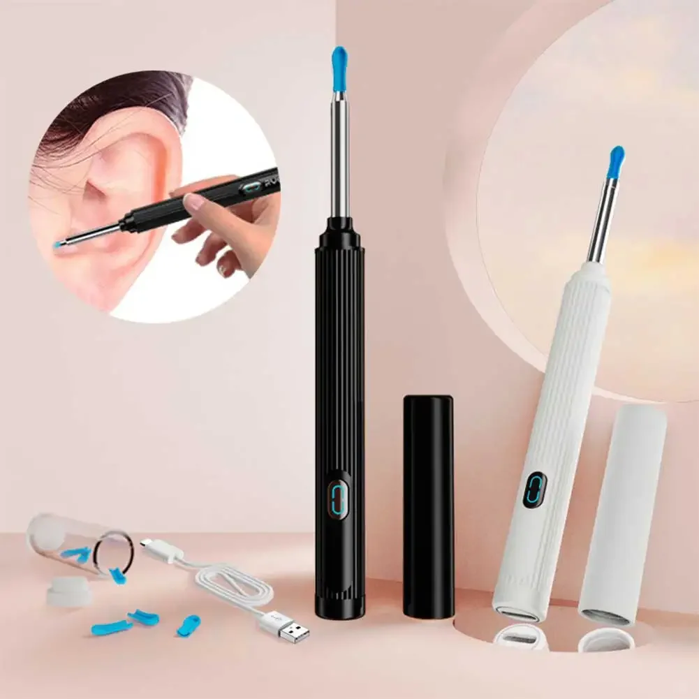 Intelligent Visual Luminous Ear Pick Wireless Rechargeable High-Definition Ear Endoscope Ear Wax Cleaning Baby Ear Care Tool