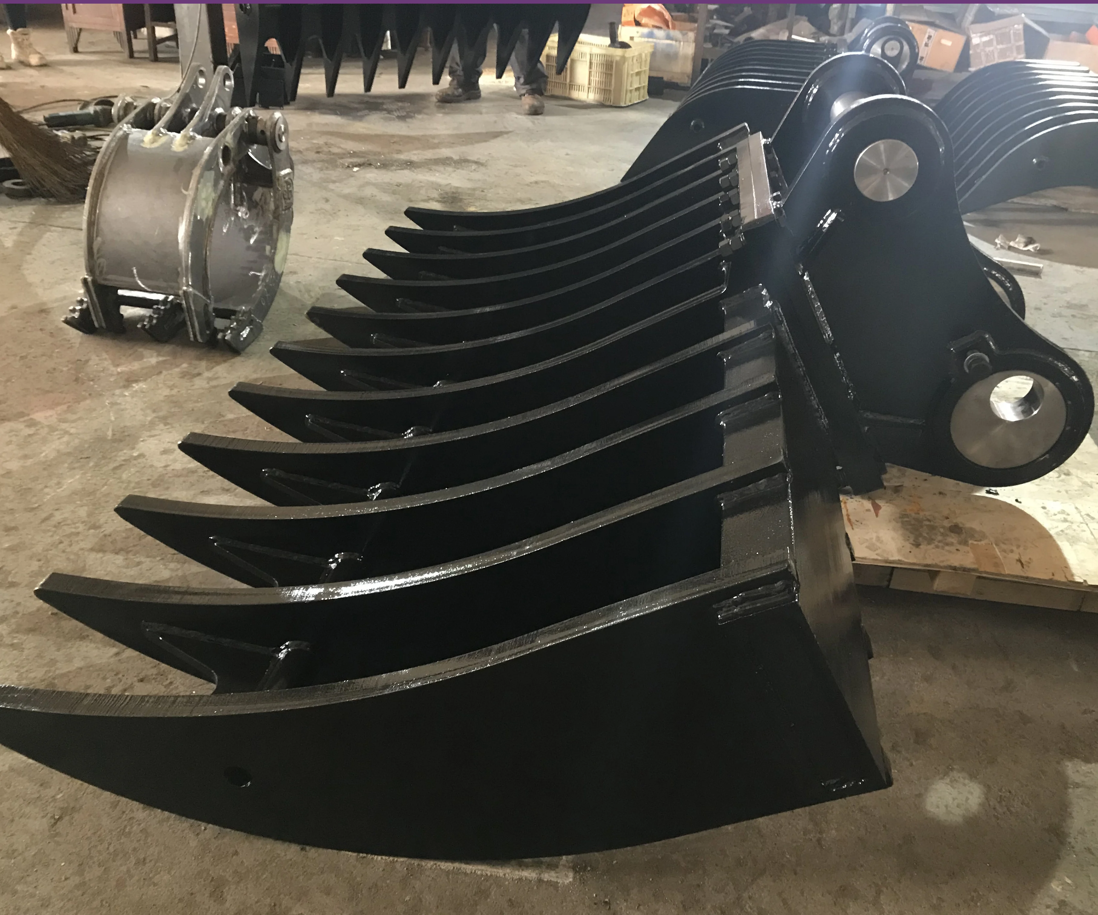 Root Rake for farming high quality - excavator attachment root rake for excavator 6t to 9t - 1 year GUARANTEE - available now