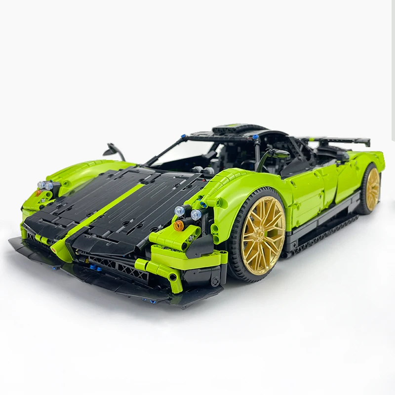 Technical MOC- 168727 1:8 Super Sprots Car Model Building Blocks Bricks DIY Puzzle Toys Assembly Kids Birthday Christmas Gifts